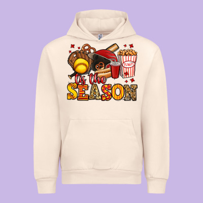 Tis The Season Softball Urban Hoodie Designed By Jasminsmagicworld