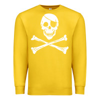 Lemon skull crossbones Premium Sweatshirt - linhVisuals