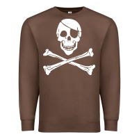 Chestnut skull crossbones Premium Sweatshirt - linhVisuals