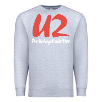 Heather Grey U two unforgettable fire Premium Sweatshirt - linhVisuals