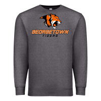 Charcoal Heather georgetown college tiger Premium Sweatshirt - linhVisuals