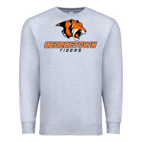 Heather Grey georgetown college tiger Premium Sweatshirt - linhVisuals