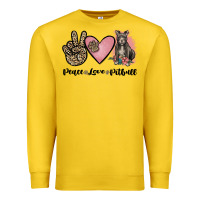 Lemon peace love pitbull Premium Sweatshirt - JahusDesignShop