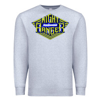 Heather Grey night ranger Premium Sweatshirt - linhVisuals