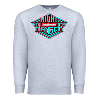 Heather Grey night ranger Premium Sweatshirt - linhVisuals