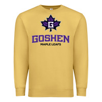 Antique Gold goshen college maple leafs2 vectorized Premium Sweatshirt - linhVisuals