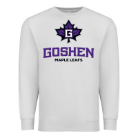 Dove Grey goshen college maple leafs2 vectorized Premium Sweatshirt - linhVisuals