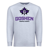 Heather Grey goshen college maple leafs2 vectorized Premium Sweatshirt - linhVisuals