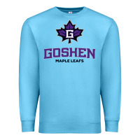 Ocean Blue goshen college maple leafs2 vectorized Premium Sweatshirt - linhVisuals