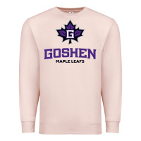 Pale Pink goshen college maple leafs2 vectorized Premium Sweatshirt - linhVisuals