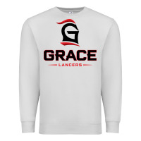 Dove Grey grace college & seminary lancers1 vectorized Premium Sweatshirt - linhVisuals