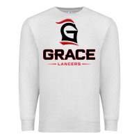 Oatmeal Heather grace college & seminary lancers1 vectorized Premium Sweatshirt - linhVisuals