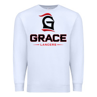 White grace college & seminary lancers1 vectorized Premium Sweatshirt - linhVisuals