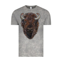 Cloud Rock american bison Vintage Tee - RanaPortraitStore