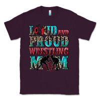 Plum Loud and proud wrestling Mom Mother's Day Classic Tee - CowGirlArtShop
