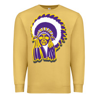 Antique Gold haskell indian Premium Sweatshirt - linhVisuals