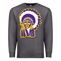 Charcoal Heather haskell indian Premium Sweatshirt - linhVisuals