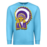 Ocean Blue haskell indian Premium Sweatshirt - linhVisuals