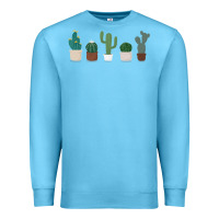 Ocean Blue cute plant Premium Sweatshirt - linhVisuals