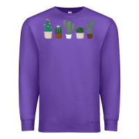Purple cute plant Premium Sweatshirt - linhVisuals