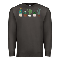 Smoke cute plant Premium Sweatshirt - linhVisuals