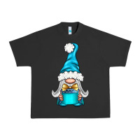 Pigment Black winter gnome with gift Urban Heavy Tee - BundleAndBundleShop
