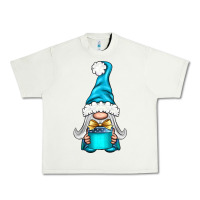 Pistachio winter gnome with gift Urban Heavy Tee - BundleAndBundleShop