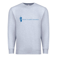 Heather Grey The mount st mary's university Premium Sweatshirt - linhVisuals