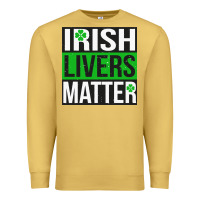 Antique Gold irish livers matter   funny st patricks day irish drinking t shirts te Premium Sweatshirt - linhVisuals