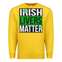 Lemon irish livers matter   funny st patricks day irish drinking t shirts te Premium Sweatshirt - linhVisuals