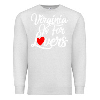 Oatmeal Heather virginia is for lovers Premium Sweatshirt - linhVisuals