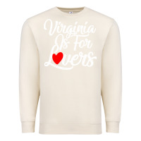 Sandshell virginia is for lovers Premium Sweatshirt - linhVisuals