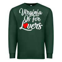 Sports Green virginia is for lovers Premium Sweatshirt - linhVisuals