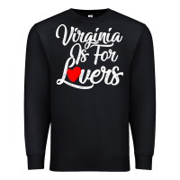 Black virginia is for lovers Premium Sweatshirt - linhVisuals