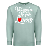 Seafoam virginia is for lovers Premium Sweatshirt - linhVisuals