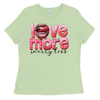 Matcha Love more worry less Ladies Tee - FaDigitalArtStudio