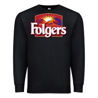 Black Folgers Premium Sweatshirt - linhVisuals