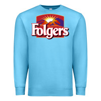 Ocean Blue Folgers Premium Sweatshirt - linhVisuals