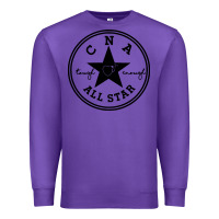 Purple all star cna Premium Sweatshirt - linhVisuals