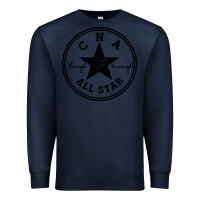 Navy all star cna Premium Sweatshirt - linhVisuals