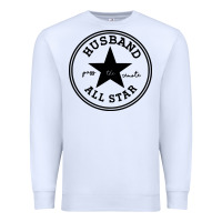 White all star husband Premium Sweatshirt - linhVisuals