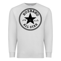 Dove Grey all star husband Premium Sweatshirt - linhVisuals