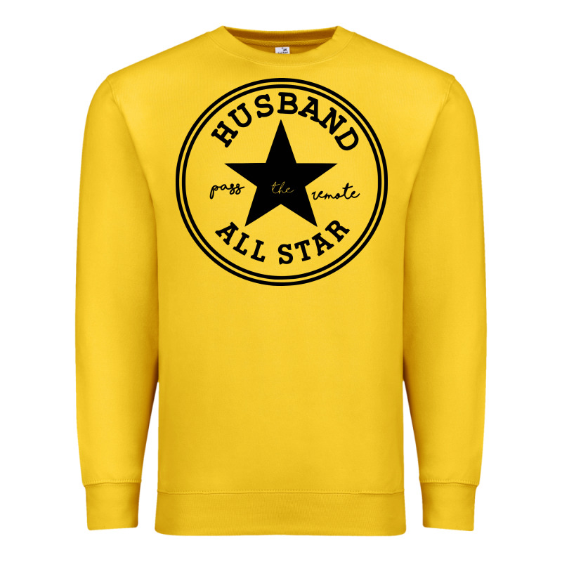 All Star Husband Premium Sweatshirt by linhVisuals | Teevron