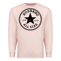Pale Pink all star husband Premium Sweatshirt - linhVisuals