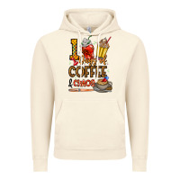 Vintage Artic 100. Days Of Coffee  Chaos Vintage Hoodie - CowhideDigitalArt