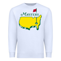 White MASTER GOLF TOURNAMENT Premium Sweatshirt - linhVisuals