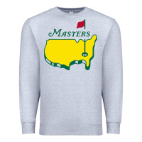 Heather Grey MASTER GOLF TOURNAMENT Premium Sweatshirt - linhVisuals