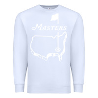 White MASTER GOLF TOURNAMENT Premium Sweatshirt - linhVisuals