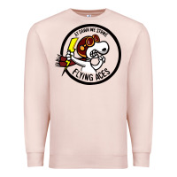 Pale Pink flying aces Premium Sweatshirt - linhVisuals
