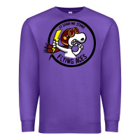 Purple flying aces Premium Sweatshirt - linhVisuals